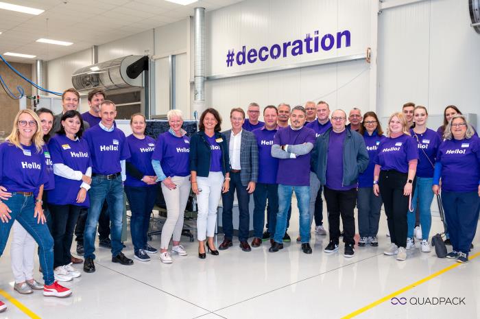 Quadpack inaugurates decoration centre in Germany